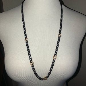 Stella and Dot black necklace